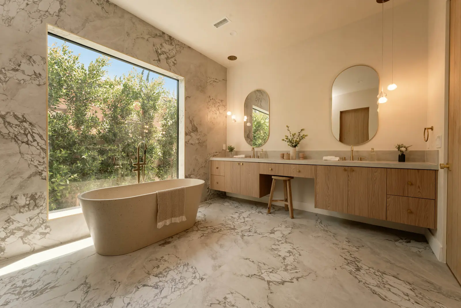 Bathroom Remodel with Steam Shower in Northridge by T&N Remodeling