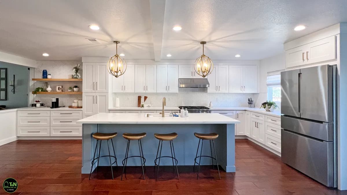 Kitchen Remodel with Structural Wall Removal project in Sylmar by T&N Remodeling - photo 10